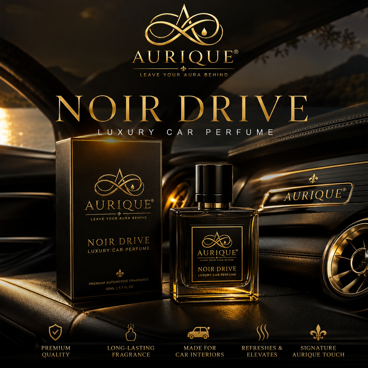 NOIR DRIVE — Luxury Car Perfume
